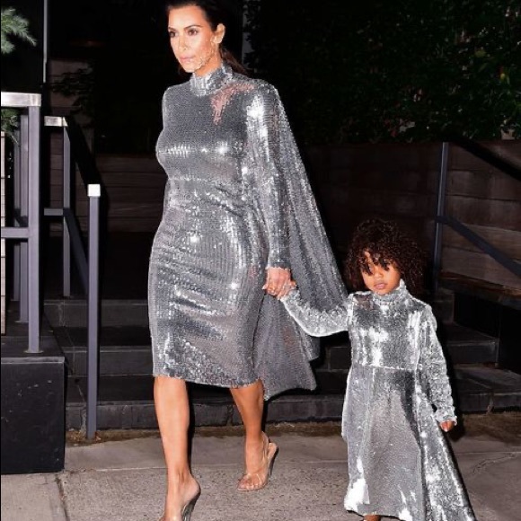 COPY - VETEMENTS VELVET PANEL MIDI DRESS - BLUE S NWT - Picture 6 of 9